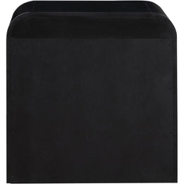 Meridian Fluted Black Night Stand