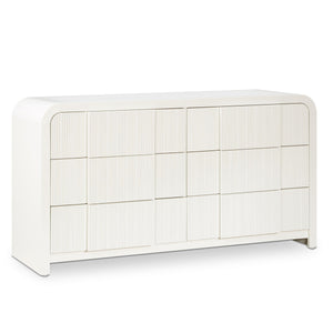 Meridian Fluted Cream Dresser