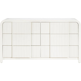 Meridian Fluted Cream Dresser