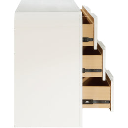 Meridian Fluted Cream Dresser