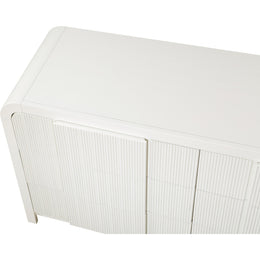 Meridian Fluted Cream Dresser