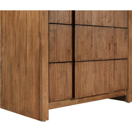 Meridian Fluted Walnut Chest