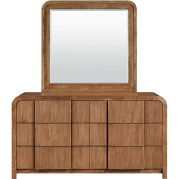 Meridian Fluted Walnut Dresser