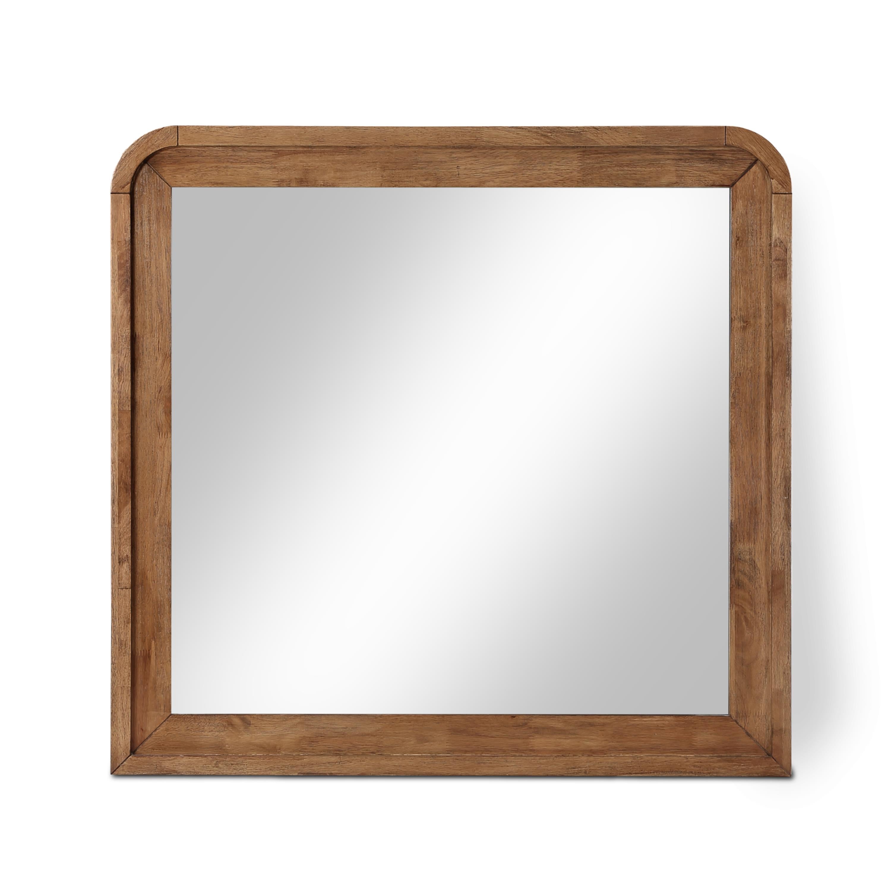 Meridian Fluted Walnut Mirror