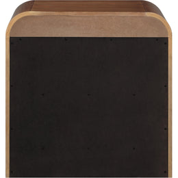 Meridian Fluted Walnut Night Stand