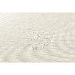 Meridian Maldives Cream Water Resistant Fabric Outdoor Patio Armless Chair