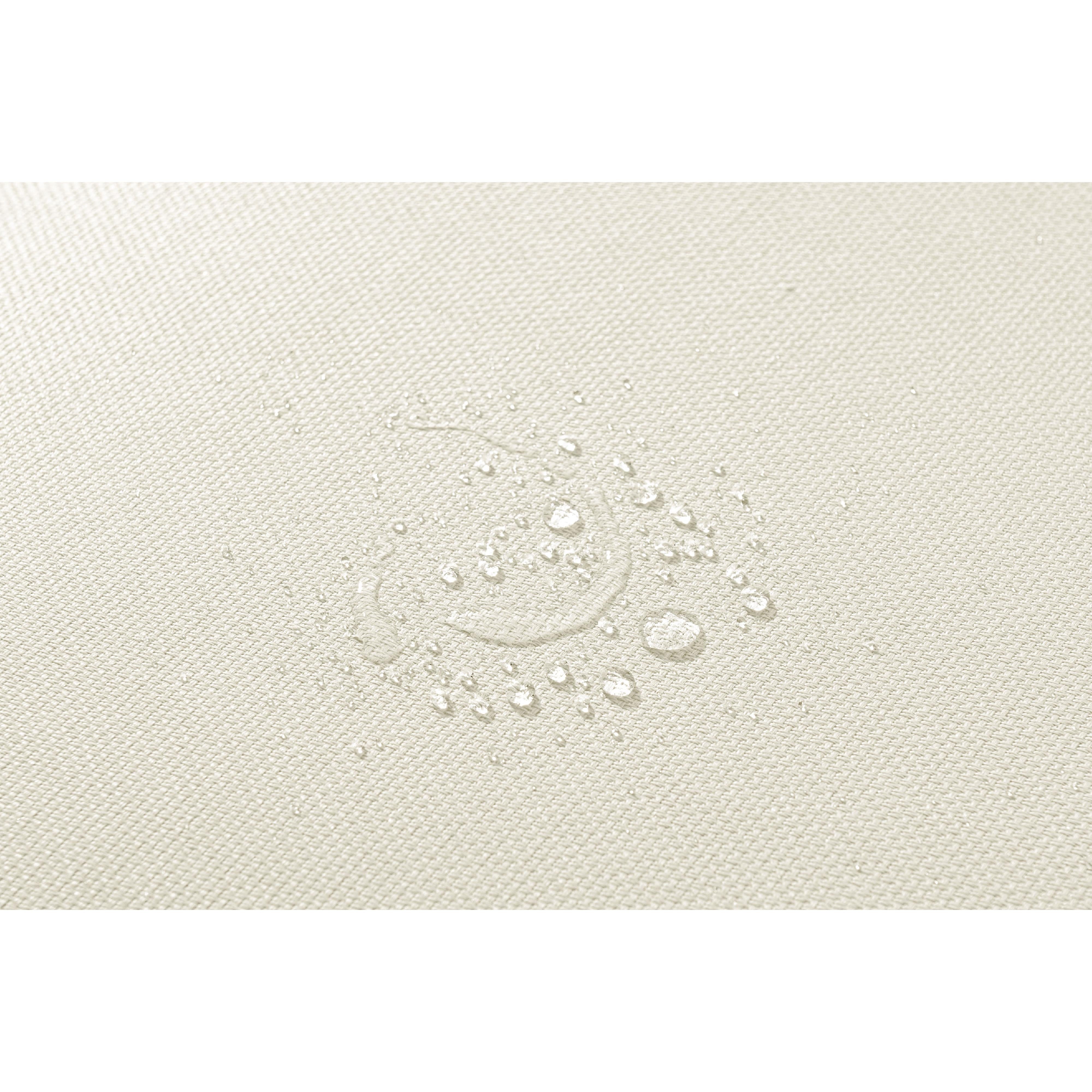 Meridian Maldives Cream Water Resistant Fabric Outdoor Patio Armless Chair