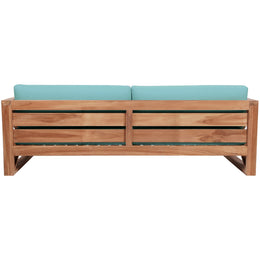 Meridian Anguilla Blue Water Resistant Fabric Outdoor Sofa