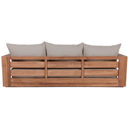 Meridian Tulum Grey Water Resistant Fabric Outdoor Sofa