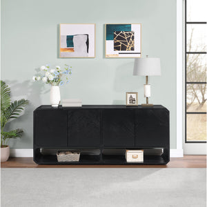 Meridian Parker Black Sideboard/Buffet