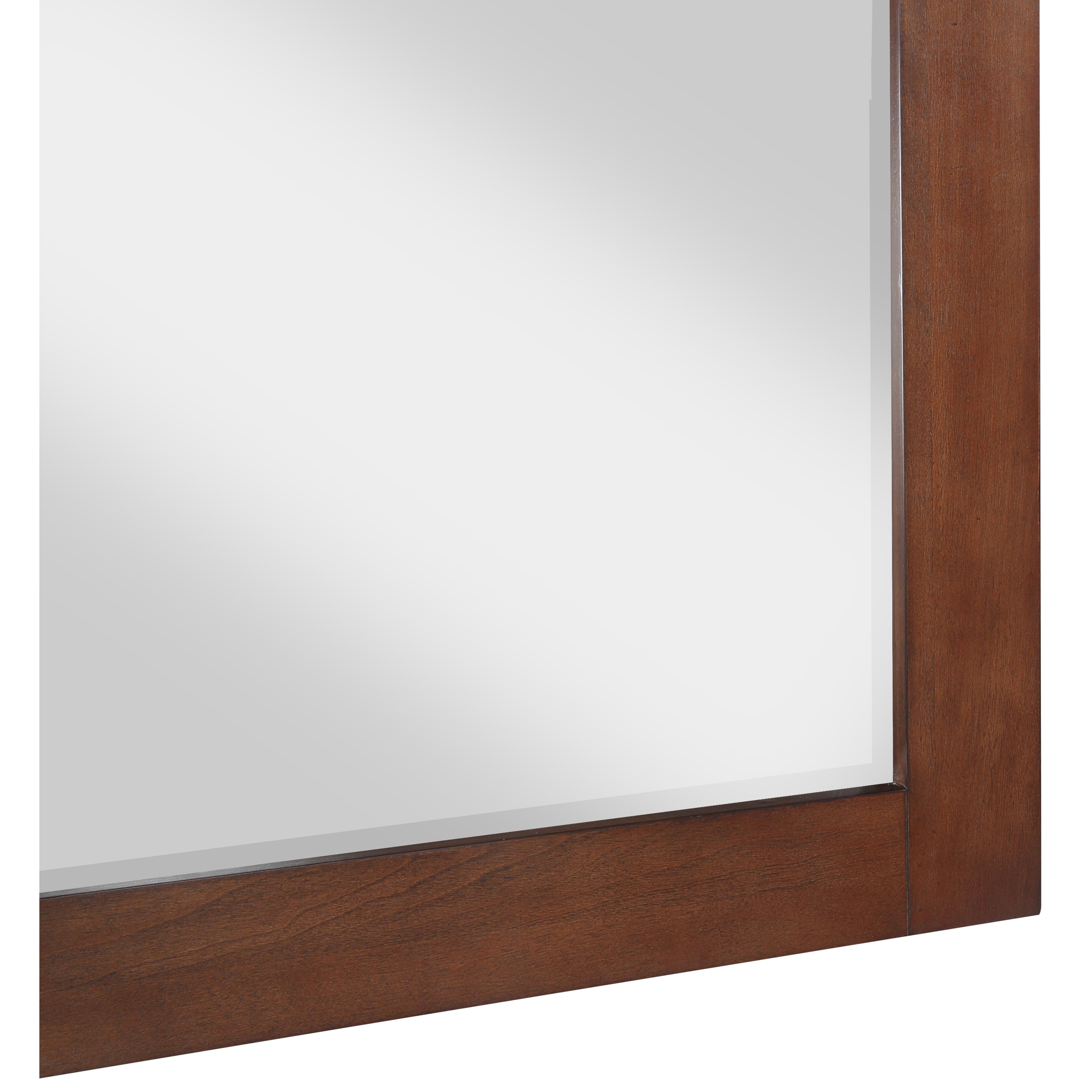 Meridian Monad Walnut Mirror