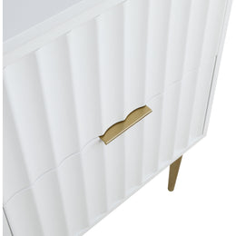 Meridian Modernist White Bathroom Vanity