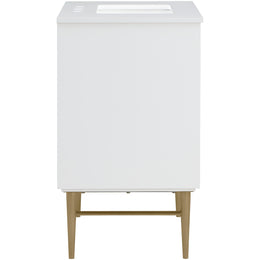 Meridian Modernist White Bathroom Vanity