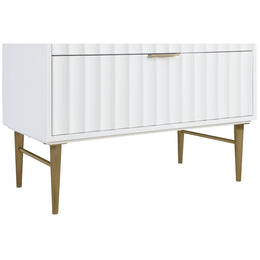 Meridian Modernist White Bathroom Vanity