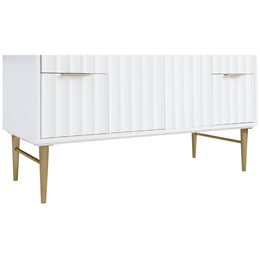 Meridian Modernist White Bathroom Vanity