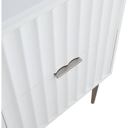 Meridian Modernist White Bathroom Vanity