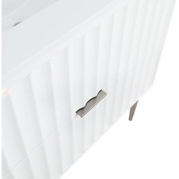 Meridian Modernist White Bathroom Vanity
