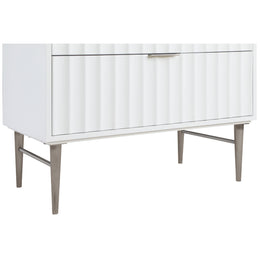 Meridian Modernist White Bathroom Vanity