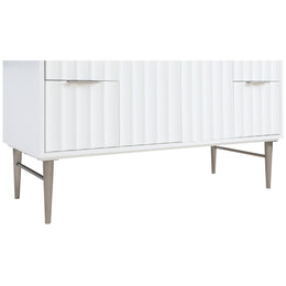 Meridian Modernist White Bathroom Vanity