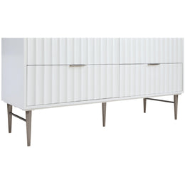 Meridian Modernist White Bathroom Vanity