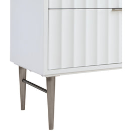 Meridian Modernist White Bathroom Vanity