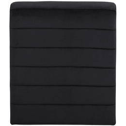 Meridian Ivy Black Velvet Accent Chair