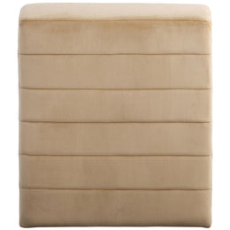 Meridian Ivy Camel Velvet Accent Chair