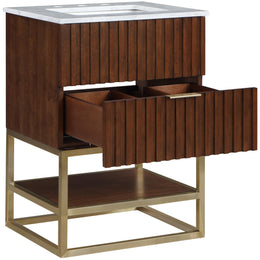 Meridian Monad Walnut Bathroom Vanity