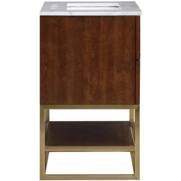 Meridian Monad Walnut Bathroom Vanity