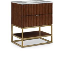 Meridian Monad Walnut Bathroom Vanity
