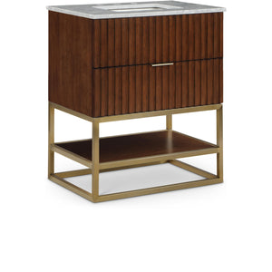 Meridian Monad Walnut Bathroom Vanity