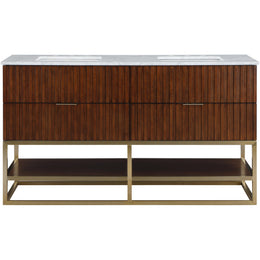 Meridian Monad Walnut Bathroom Vanity