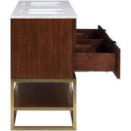Meridian Monad Walnut Bathroom Vanity