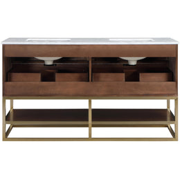 Meridian Monad Walnut Bathroom Vanity