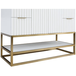 Meridian Monad White Bathroom Vanity