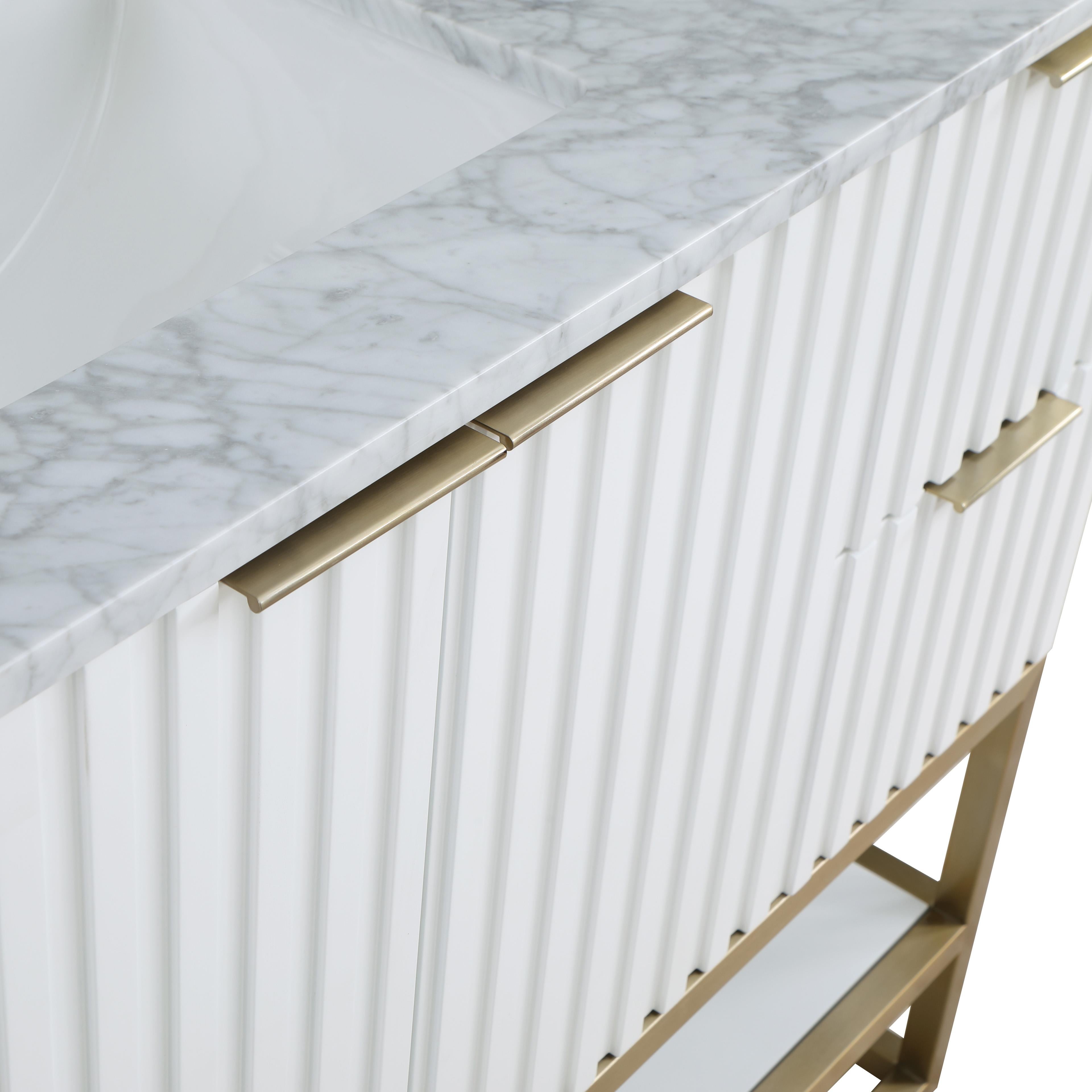 Meridian Monad White Bathroom Vanity