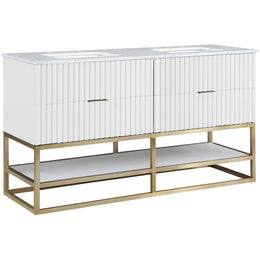Meridian Monad White Bathroom Vanity