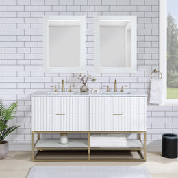 Meridian Monad White Bathroom Vanity