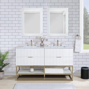Meridian Monad White Bathroom Vanity