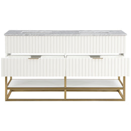 Meridian Monad White Bathroom Vanity