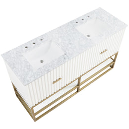 Meridian Monad White Bathroom Vanity