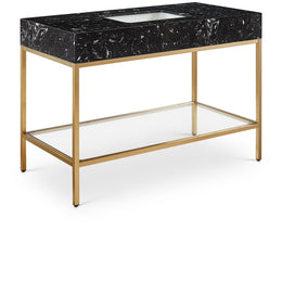 Meridian Marmo Black Engineered Marble Bathroom Vanity
