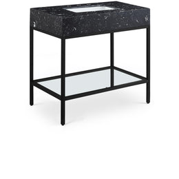 Meridian Marmo Black Engineered Marble Bathroom Vanity