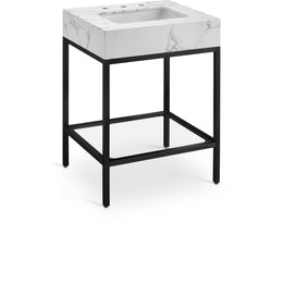 Meridian Marmo White Engineered Marble Bathroom Vanity