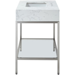 Meridian Marmo White Engineered Marble Bathroom Vanity
