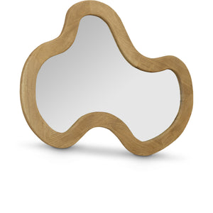 Meridian Oblique Oak Mirror