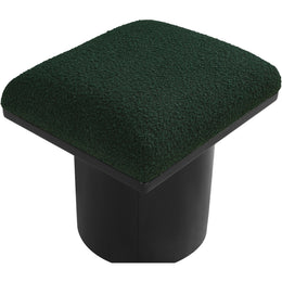 Meridian Pavilion Green Boucle Fabric Bench/Stool
