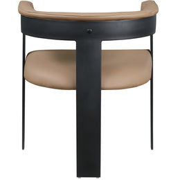 Meridian Romeo Tan Vegan Leather Dining Chair