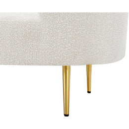 Meridian Ritz Cream Boucle Fabric Chair