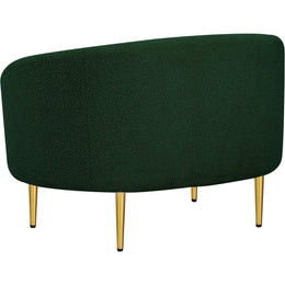 Meridian Ritz Green Boucle Fabric Chair